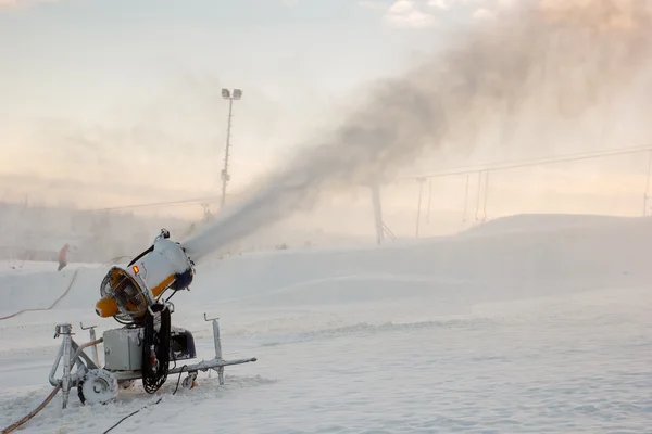 Máquina de soplado de nieve — Foto de Stock