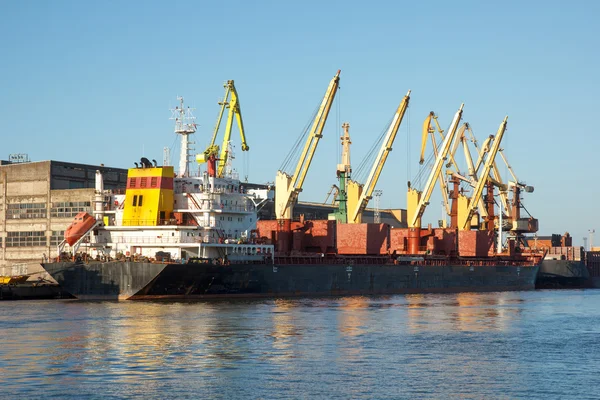 Het schip in een haven — Stockfoto