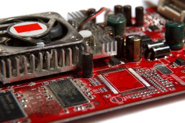 Tozlu bilgisayar bileşeni