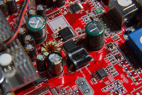 Red computer component