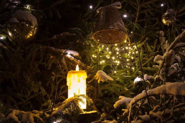 Decorações de árvore de Natal — Fotografia de Stock