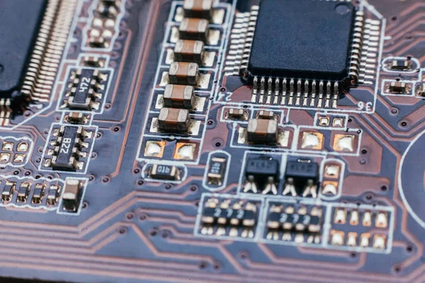 Reparatie Van Printplaten Elektronische Hardware Moderne Technologie Moederbord Digitale Personal — Stockfoto