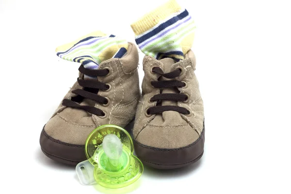 의류 액세서리 아기 신발 — 스톡 사진