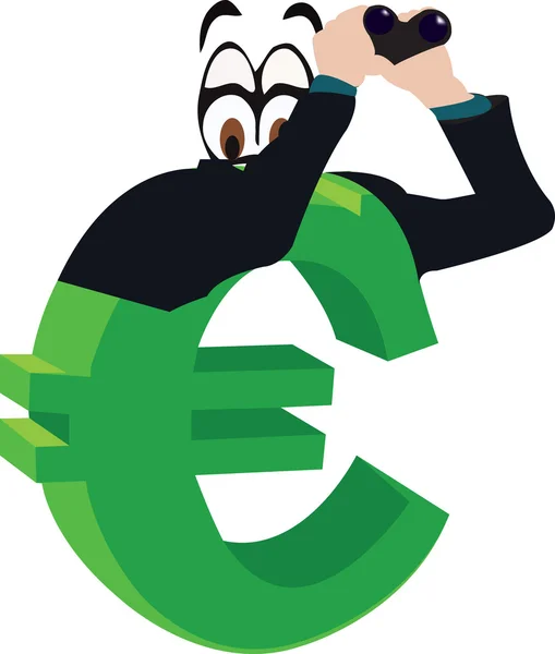 Символ валюти євро — стоковий вектор
