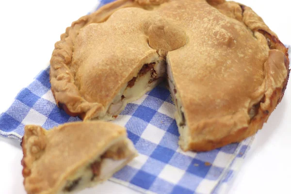 Torat Salado Carne Verduras Panada Cerdeña — Foto de Stock