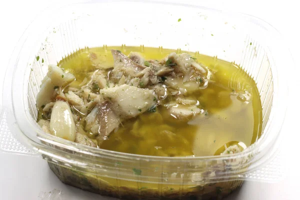 Pescado Lucio Agua Dulce Salsa Verde — Foto de Stock