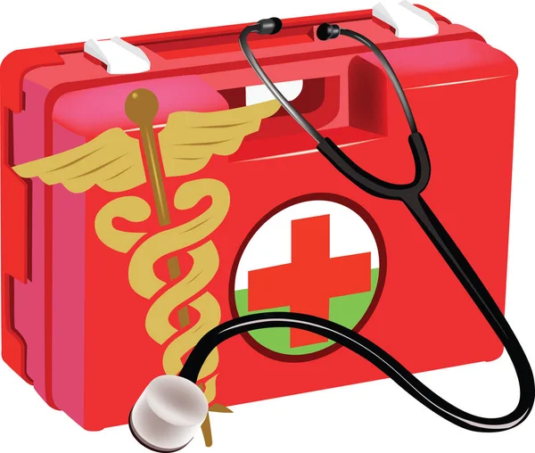 First Aid Box First Aid Box — Stock Vector