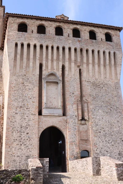 Castelo Medieval Torrechiara Parma Itália — Fotografia de Stock