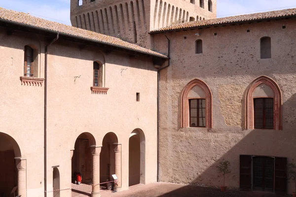 Castelo Medieval Torrechiara Parma Itália — Fotografia de Stock