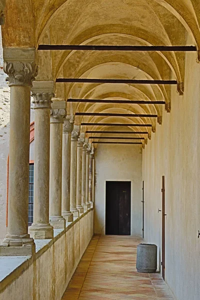 Mittelalterliche Burg Von Torrechiara Parma Innenfresken Zeichnungen — Stockfoto