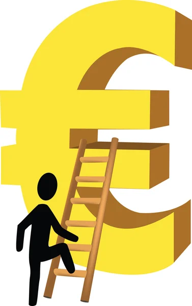 Scale the euro — Stock Vector