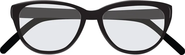 Sonnenbrille schwarze Ansicht — Stockvektor