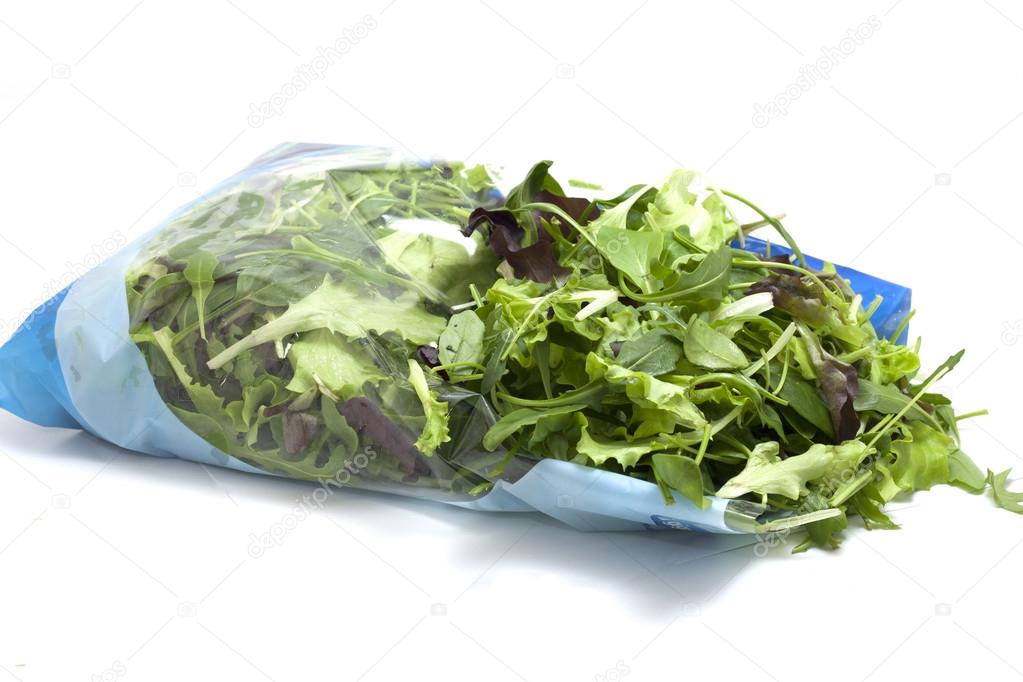 various seasonal salad packed