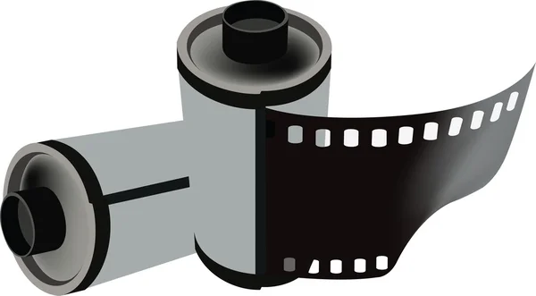 Rolo de filme fotográfico — Vetor de Stock