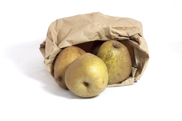 Pear frukt i påse — Stockfoto