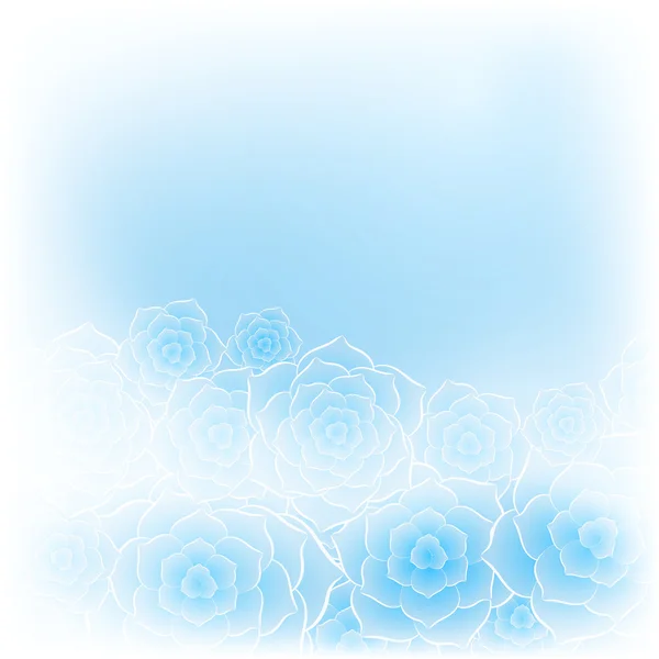 Hermoso rosa rosa flor fondo — Vector de stock