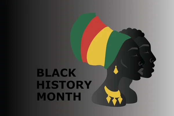 Αφρικανική Αμερικανική Ιστορία Μαύρος Μήνας Ιστορίας Γιορτάζεται Κάθε Χρόνο Τον — Διανυσματικό Αρχείο
