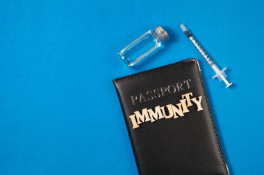 Bağışıklık pasaport sertifikası Coronavirus Covid-19, aşılardan sonra kilitlenmeyi durdurmak için.
