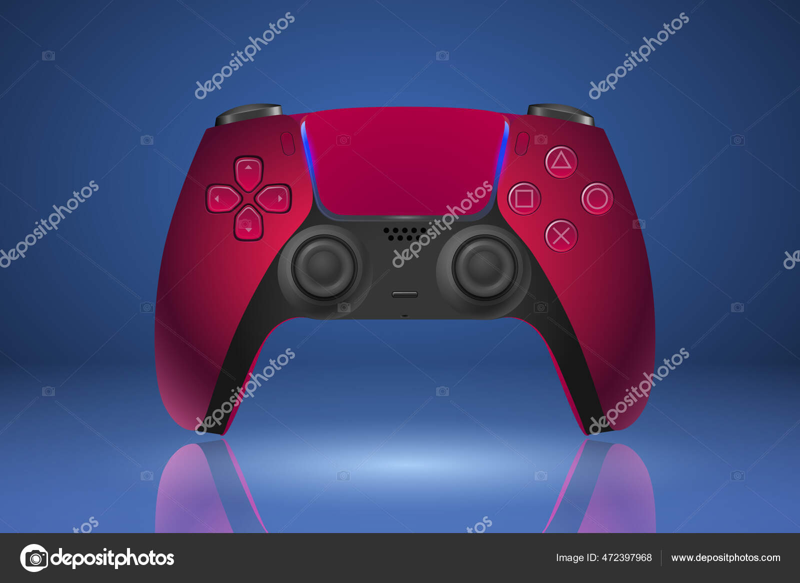 Manette sans fil DualSense de PlayStation 5 - Rouge cosmique