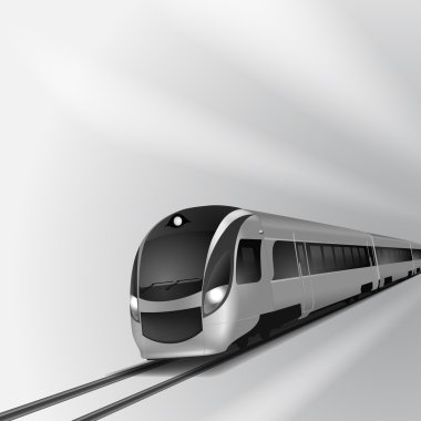 modern yüksek hızlı tren 2