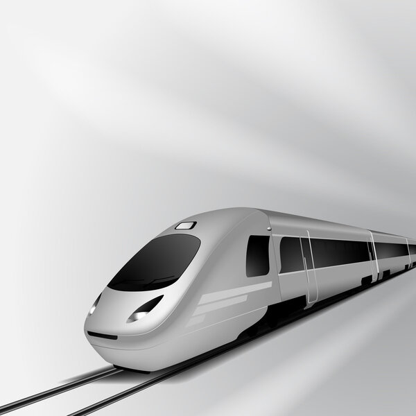 Современный скоростной поезд 1
