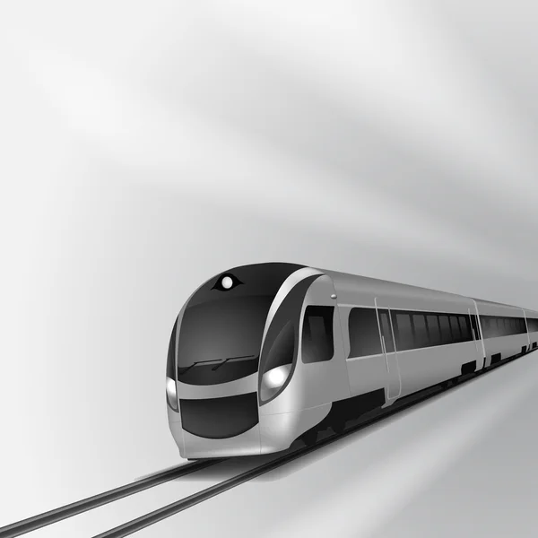 Tren moderno de alta velocidad 2 — Vector de stock
