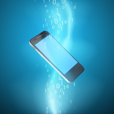 cep telefonu ile ikili kod akışı
