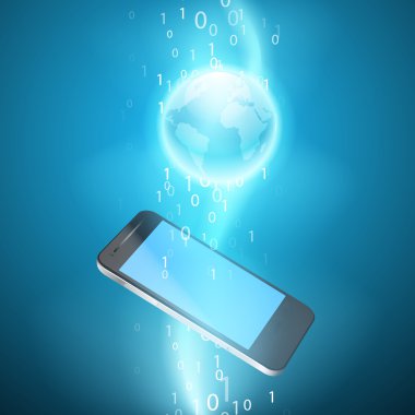cep telefonu ile ikili kod akışı