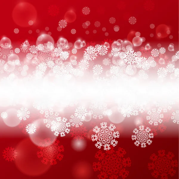 Weihnachten roter Hintergrund — Stockvektor