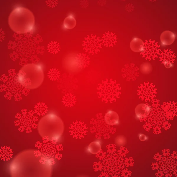 Navidad fondo rojo — Vector de stock