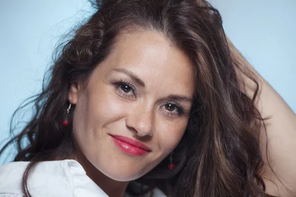 Portrait of smiling woman — Stock Photo, Image