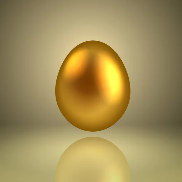 Zlaté vejce. Koncepce. — Stockový vektor