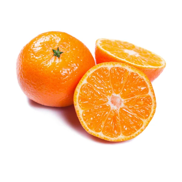 Tangerines isolated on white — Stock Photo, Image