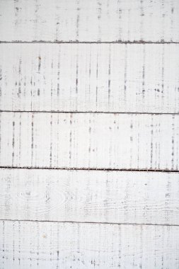 Tavanda beyaz boyalı ahşap bir arka plan