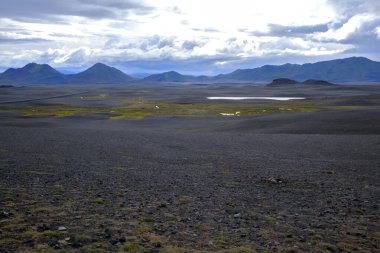View from the White Chair parking on the ring road in North East Iceland