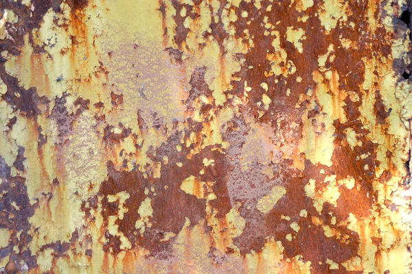 오래 된 녹슨 편평한 금속 표면 — 스톡 사진