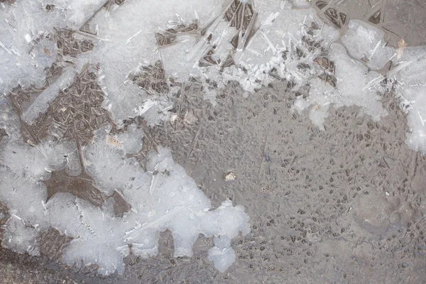 Візерунки на тонкому льоду — стокове фото