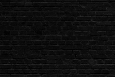 siyah tuğla duvar dokusu arkaplanı 