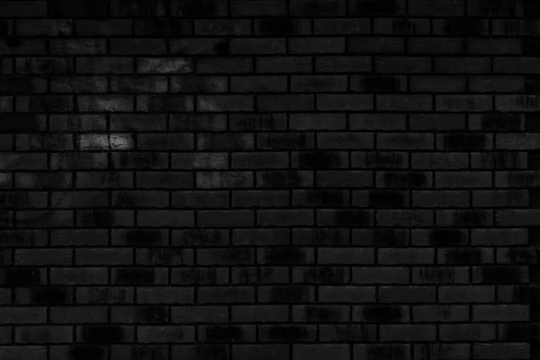 Black Brick Wall Interior Modern Loft Background Photo Video Filming — Stock Photo, Image