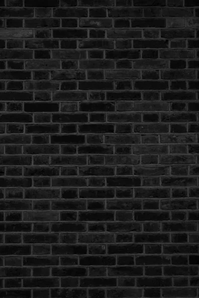 Black Brick Wall Texture Background — Stock Photo, Image