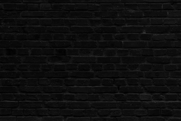 Фон Текстури Чорної Цегляної Стіни — стокове фото