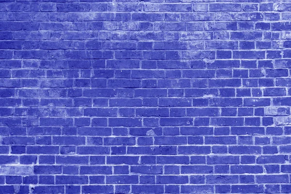 Blue Brick Wall Interior Modern Loft Background Photo Video Filming — Stock Photo, Image