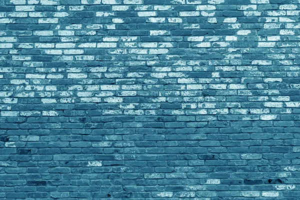 Blue Brick Wall Texture Background — Stock Photo, Image