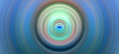 Bulanık daireler ve bulanık efektli soyut arkaplan