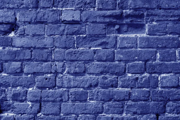 Mur Briques Bleu Texture Fond — Photo