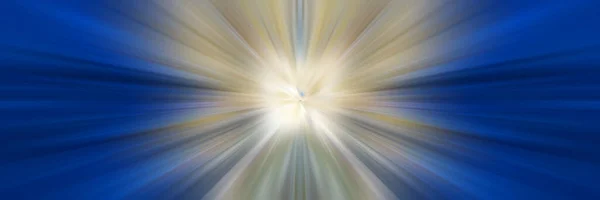 Draken Vitt Och Blått Ljus Perspektiv Fokuserade Linjer Konvergens Mittpunkten — Stockfoto
