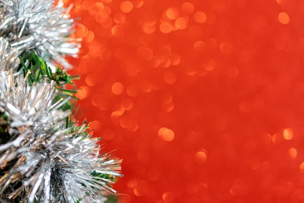 Christmas Background Red White Balls — Stock Photo, Image