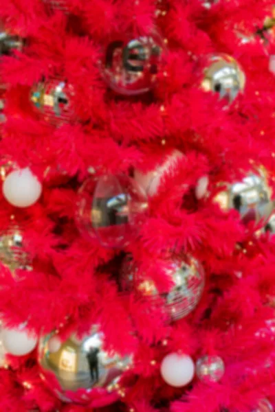 Gyönyörű Bokeh Hatás Homályos Fényes Ünnepi Karácsonyi Háttér — Stock Fotó