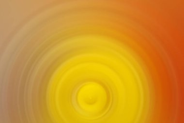 Sarı arka plan soyut. Merkez noktadan daireler çiziyor. Ayrı dairelerin görüntüsü. Çember oluşturan döndürme.