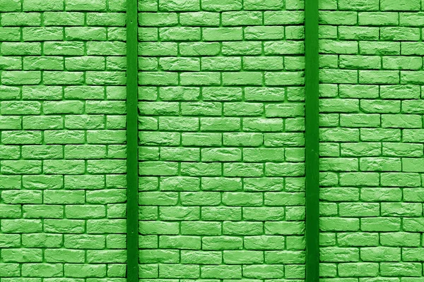 Зелена Цегляна Будівельна Стіна Інтер Сучасного Лофт Фон Дизайну — стокове фото